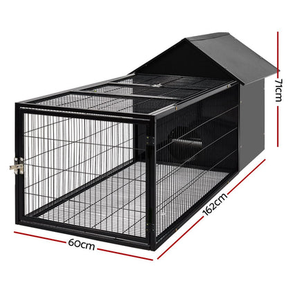 Cradle Coast Pet & Aquarium | i.Pet Rabbit Cage Hutch 162x60cm Enclosure Metal | Cradle Coast Pet & Aquarium