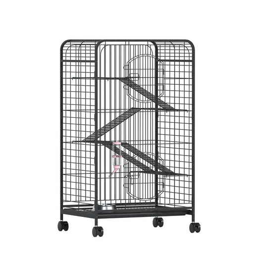 Cradle Coast Pet & Aquarium | i.Pet Rabbit Cage Indoor Hutch Guinea Pig Bird Ferret Cat Hamster 110cm 4 Level | Cradle Coast Pet & Aquarium