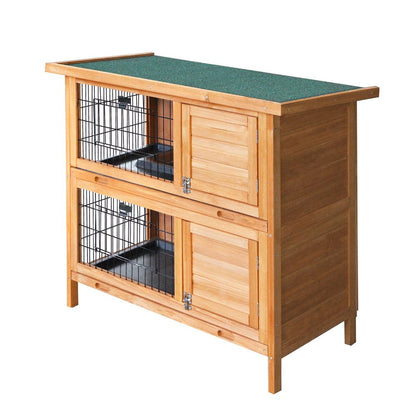 Cradle Coast Pet & Aquarium | i.Pet Rabbit Hutch Chicken Coop 91.5cm x 45cm x 82cm Chicken Coop Large Wooden House Run Cage | Cradle Coast Pet & Aquarium