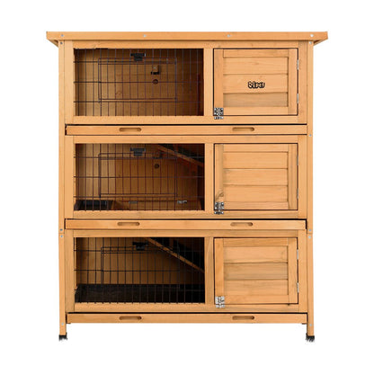 Cradle Coast Pet & Aquarium | i.Pet Rabbit Hutch Chicken Coop 91.5cm x 46cm x 116.5cm Chicken Coop Large House Cage Run Wooden Outdoor | Cradle Coast Pet & Aquarium