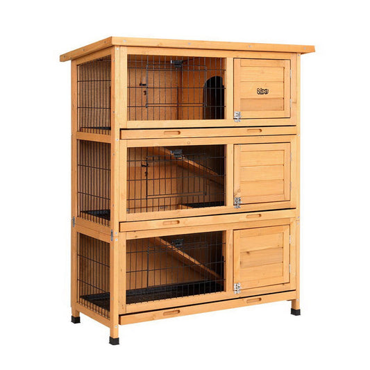 Cradle Coast Pet & Aquarium | i.Pet Rabbit Hutch Chicken Coop 91.5cm x 46cm x 116.5cm Chicken Coop Large House Cage Run Wooden Outdoor | Cradle Coast Pet & Aquarium
