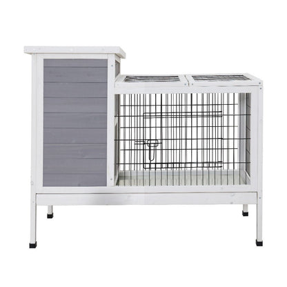 Cradle Coast Pet & Aquarium | i.Pet Rabbit Hutch Chicken Coop 97cm x 49cm x 86cm Chicken Coop Large Run Wooden Outdoor Cage House | Cradle Coast Pet & Aquarium