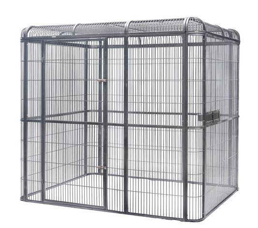 YES4PETS | Large Wrought Iron Bird Cage with Cover – 219cm | Cradle Coast Pet & Aquarium