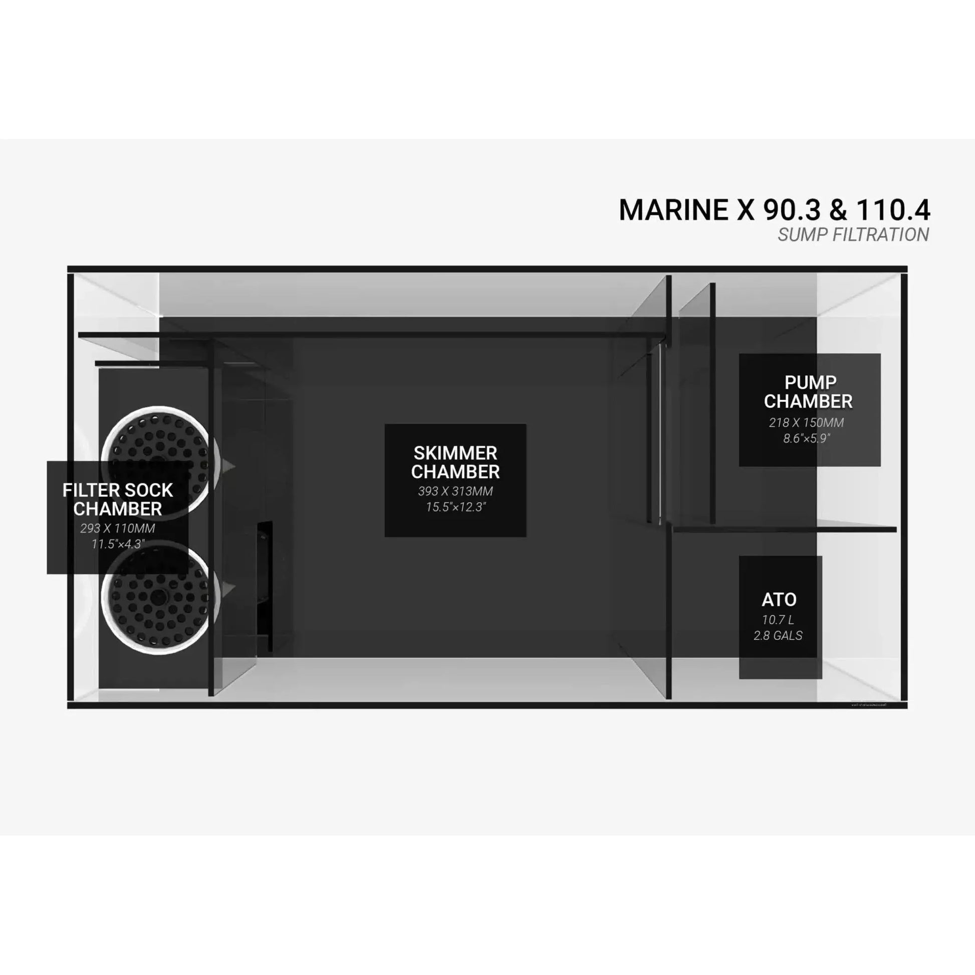 Waterbox|Marine X 90.3 Set|Cradle Coast Pet & Aquarium
