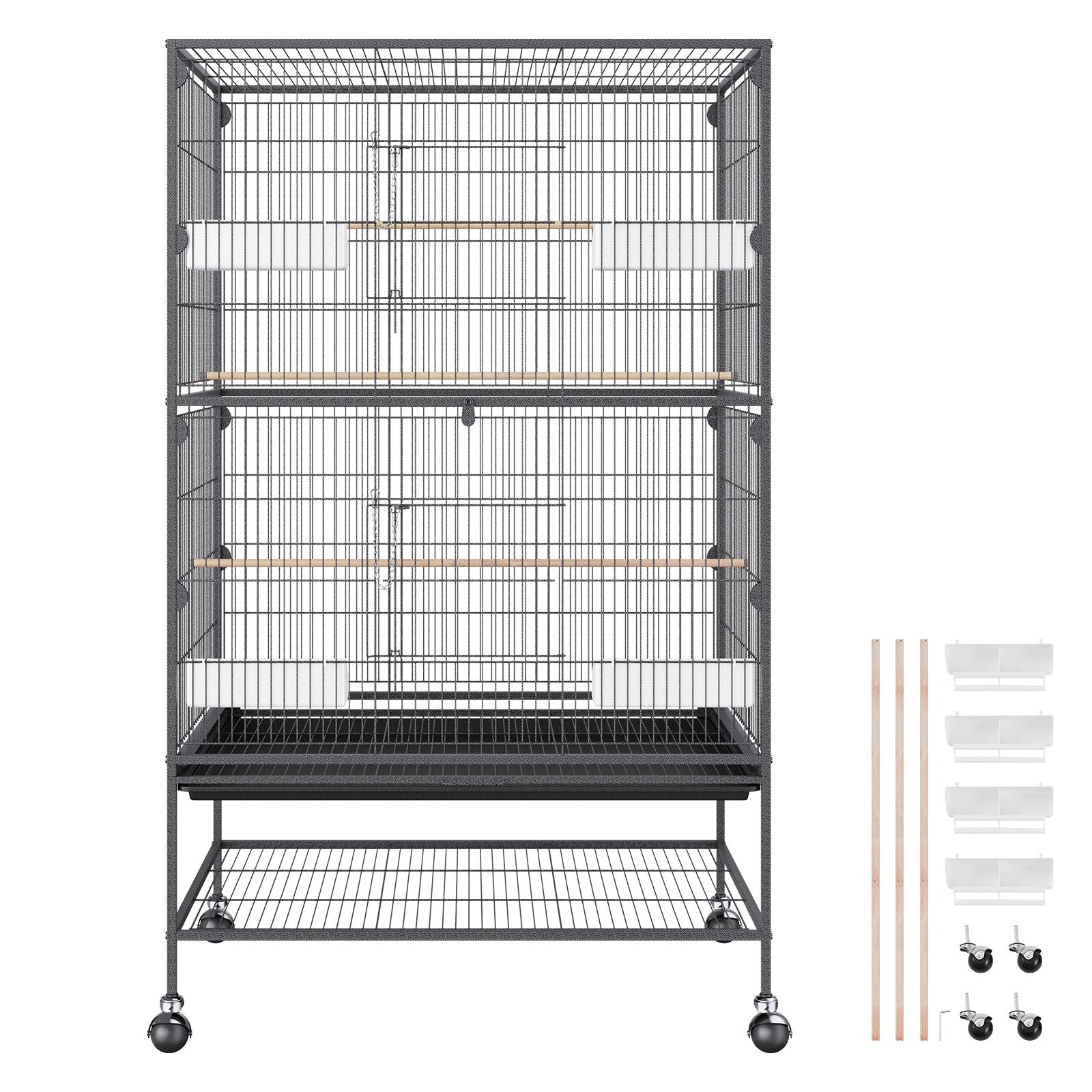 Vevor | Medium Bird Cage on Wheels - 132cm | Cradle Coast Pet & Aquarium