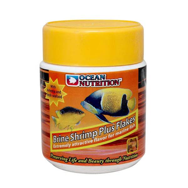 ocean nutrition brine shrimp plus flake - cradle coast pet & aquarium