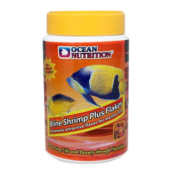 ocean nutrition brine shrimp plus flake - cradle coast pet & aquarium