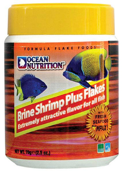 Ocean Nutrition Brine Shrimp Plus Flake - Cradle Coast Pet & Aquarium