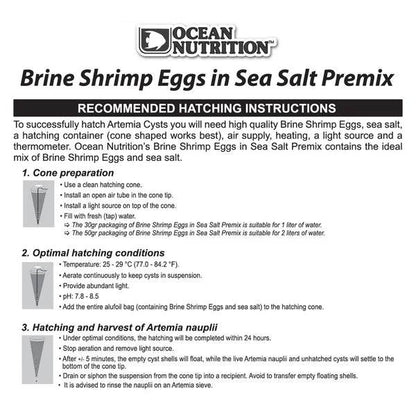 Ocean Nutrition Brine Shrimp Pre-Mix 50g - Cradle Coast Pet & Aquarium