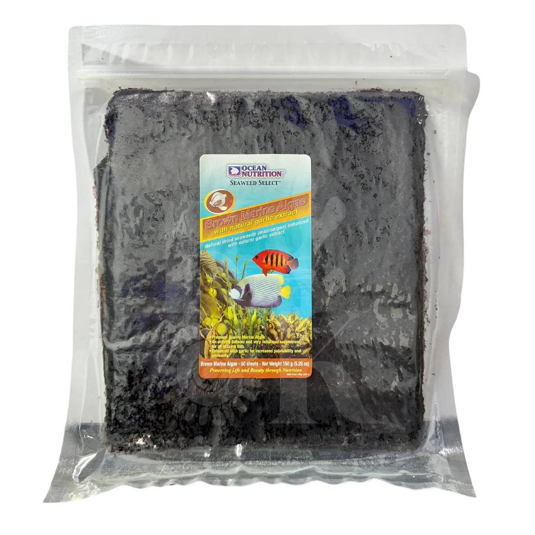 ocean nutrition brown seaweed (marine algae) - cradle coast pet & aquarium