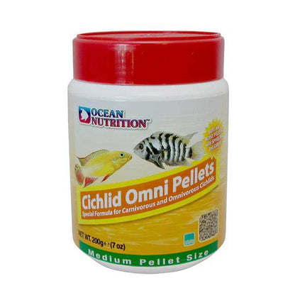 Ocean Nutrition Cichlid Omni Pellet - Medium - Cradle Coast Pet & Aquarium