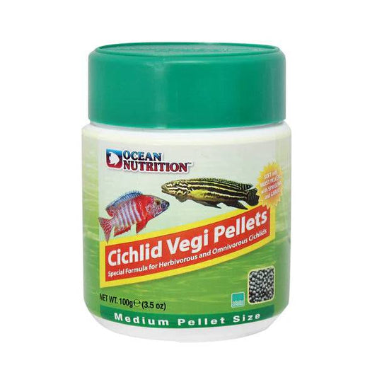 Ocean Nutrition Cichlid Vegi Pellet - Medium - Cradle Coast Pet & Aquarium