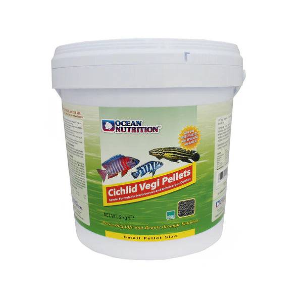 ocean nutrition cichlid vegi pellet - small - cradle coast pet & aquarium