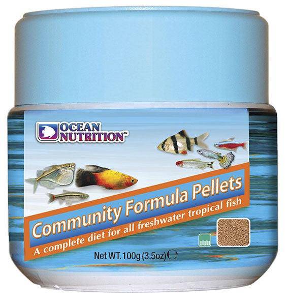 ocean nutrition community pellet - cradle coast pet & aquarium