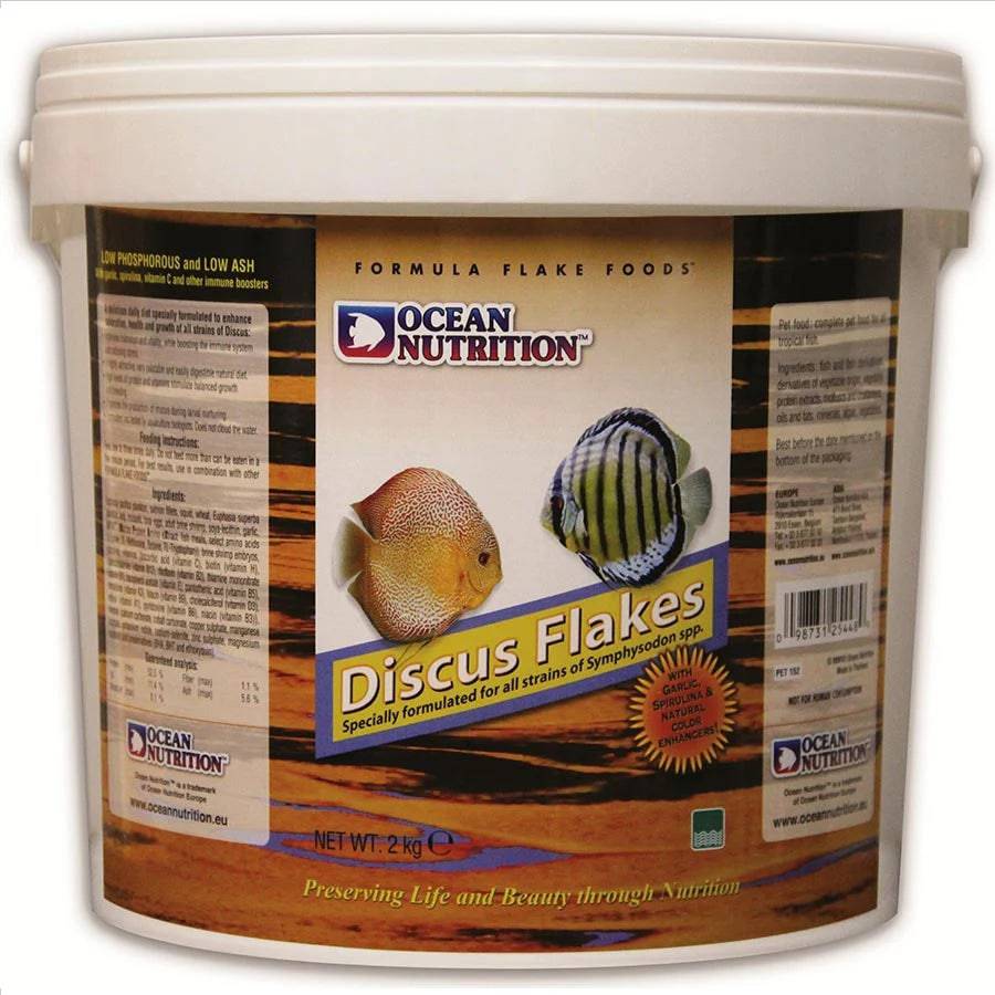 ocean nutrition discus flakes - cradle coast pet & aquarium