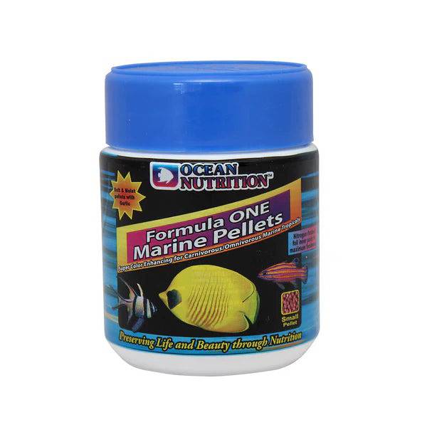 ocean nutrition formula 1 marine pellet - small - cradle coast pet & aquarium