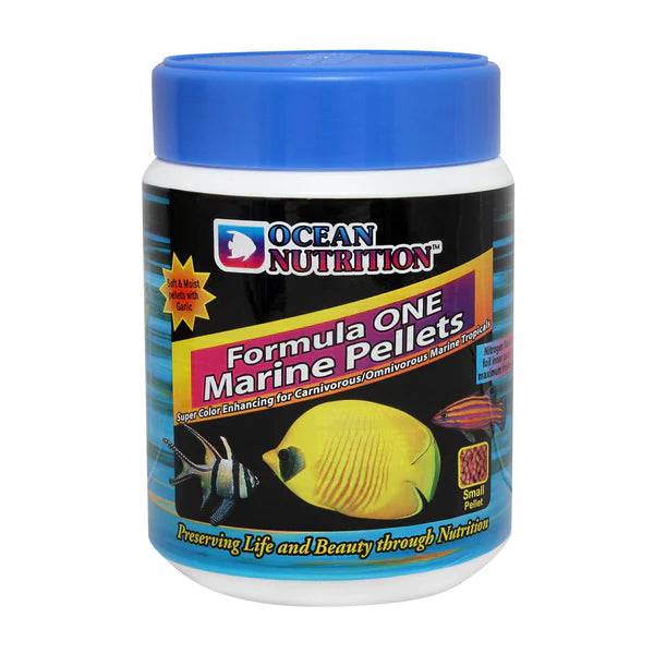 ocean nutrition formula 1 marine pellet - small - cradle coast pet & aquarium