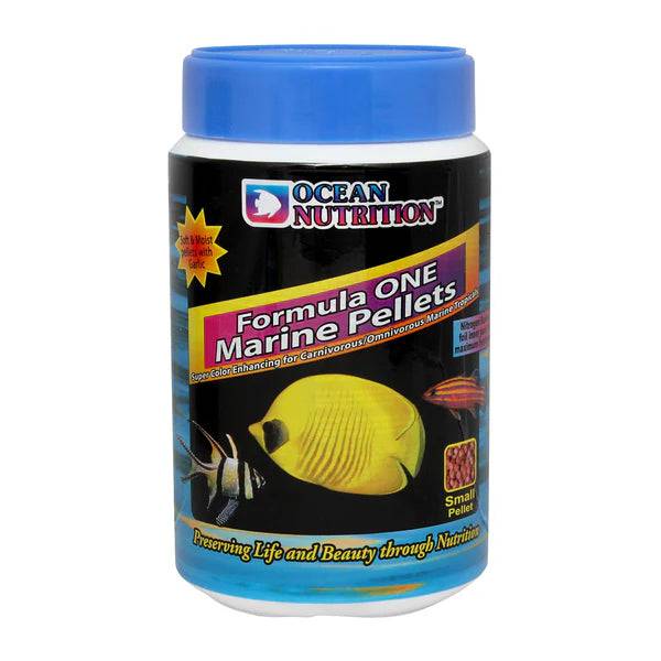 ocean nutrition formula 1 marine pellet - small - cradle coast pet & aquarium