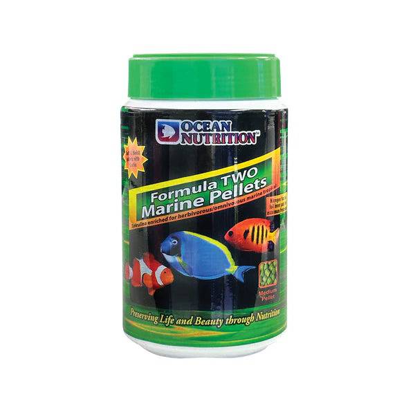 ocean nutrition formula 2 marine pellet - medium - cradle coast pet & aquarium