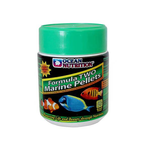 ocean nutrition formula 2 marine pellet - small - cradle coast pet & aquarium