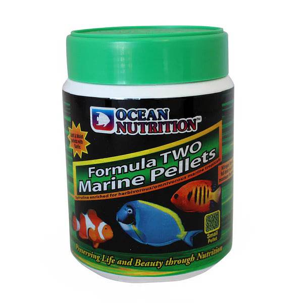 ocean nutrition formula 2 marine pellet - small - cradle coast pet & aquarium