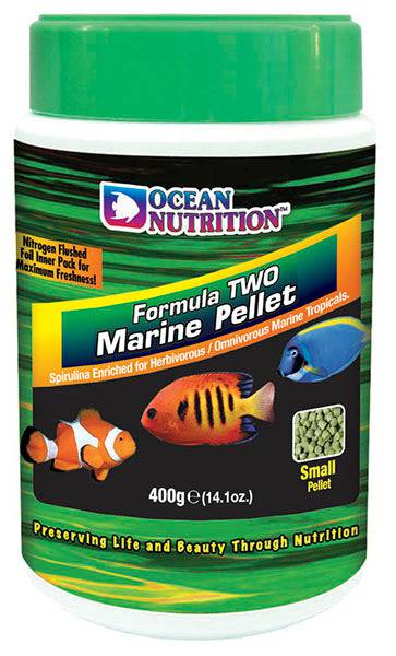 ocean nutrition formula 2 marine pellet - small - cradle coast pet & aquarium