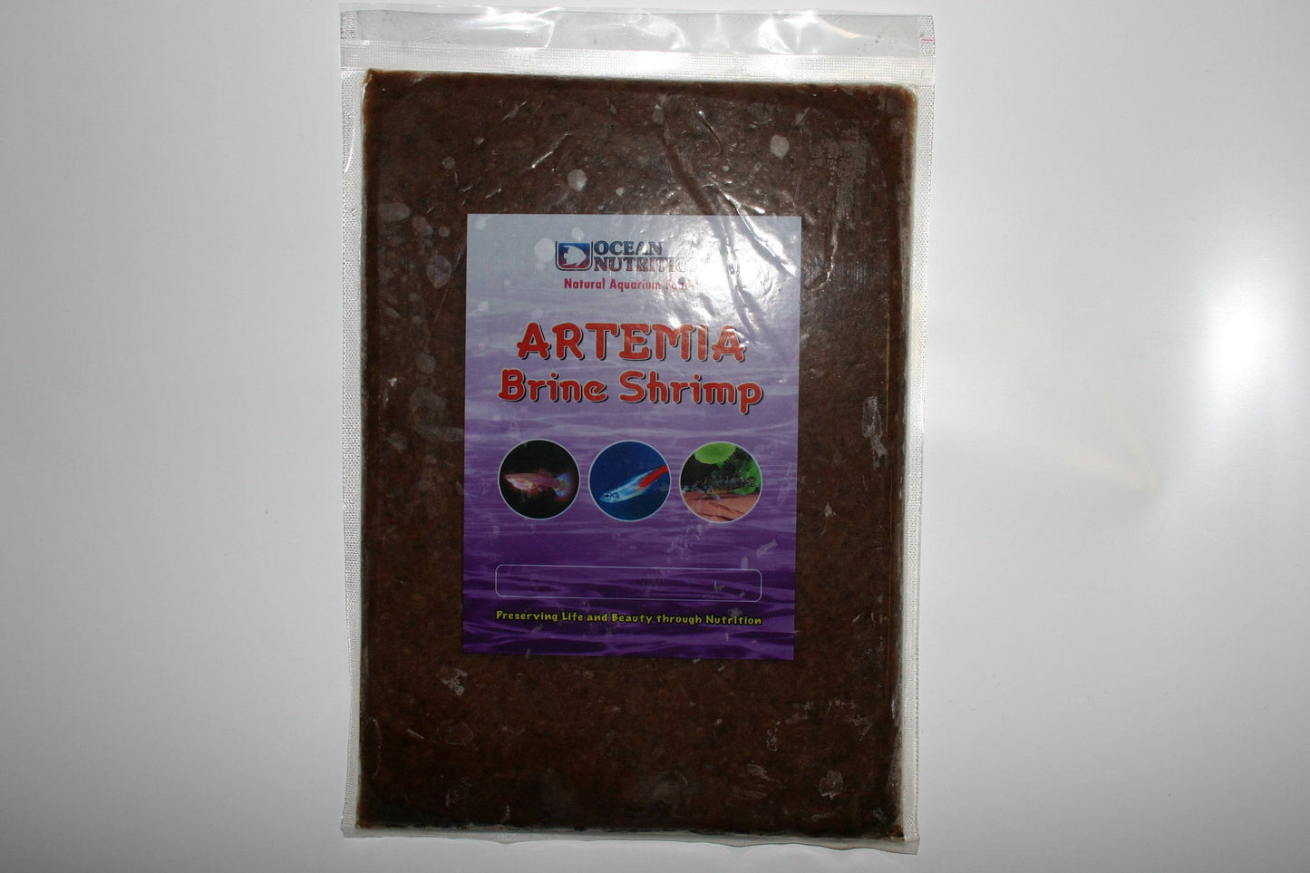 ocean nutrition frozen artemia - cradle coast pet & aquarium