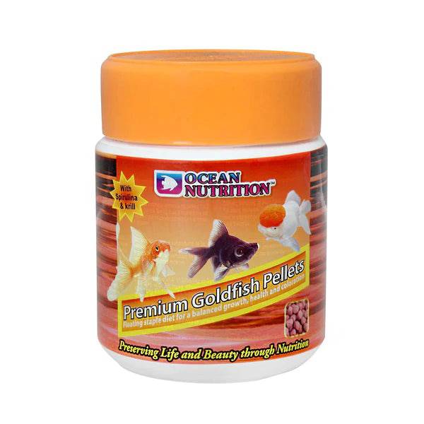 ocean nutrition premium goldfish pellets - cradle coast pet & aquarium