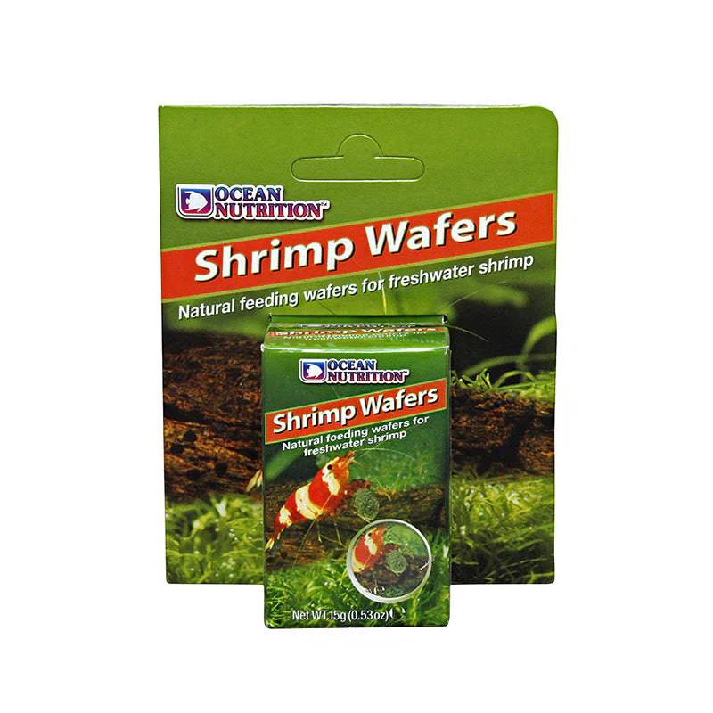 ocean nutrition shrimp wafers - 15g - cradle coast pet & aquarium