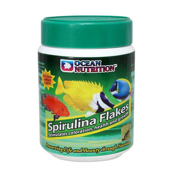 ocean nutrition spirulina flake - cradle coast pet & aquarium