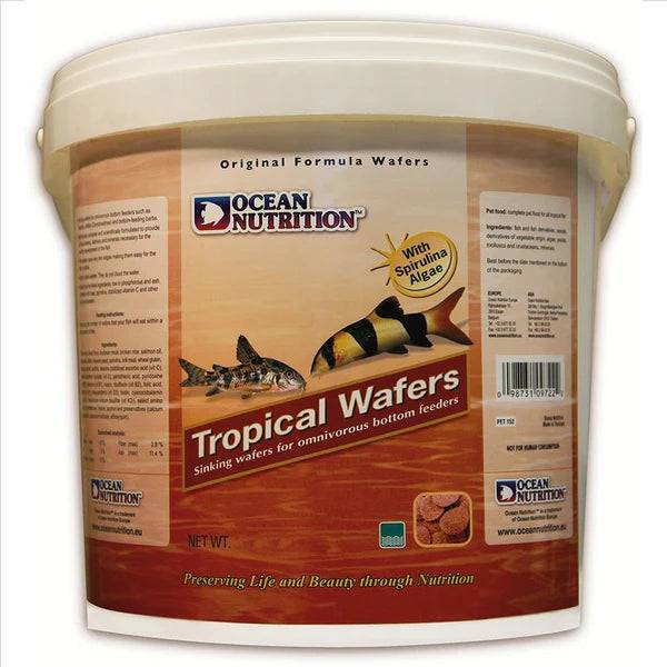 ocean nutrition tropical wafers - cradle coast pet & aquarium