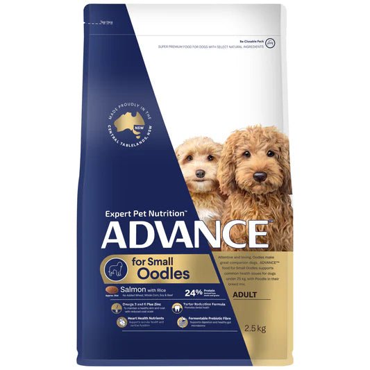 Advance|Oodles Adult Small Breed Salmon with Rice Dry Dog Food|Cradle Coast Pet & Aquarium