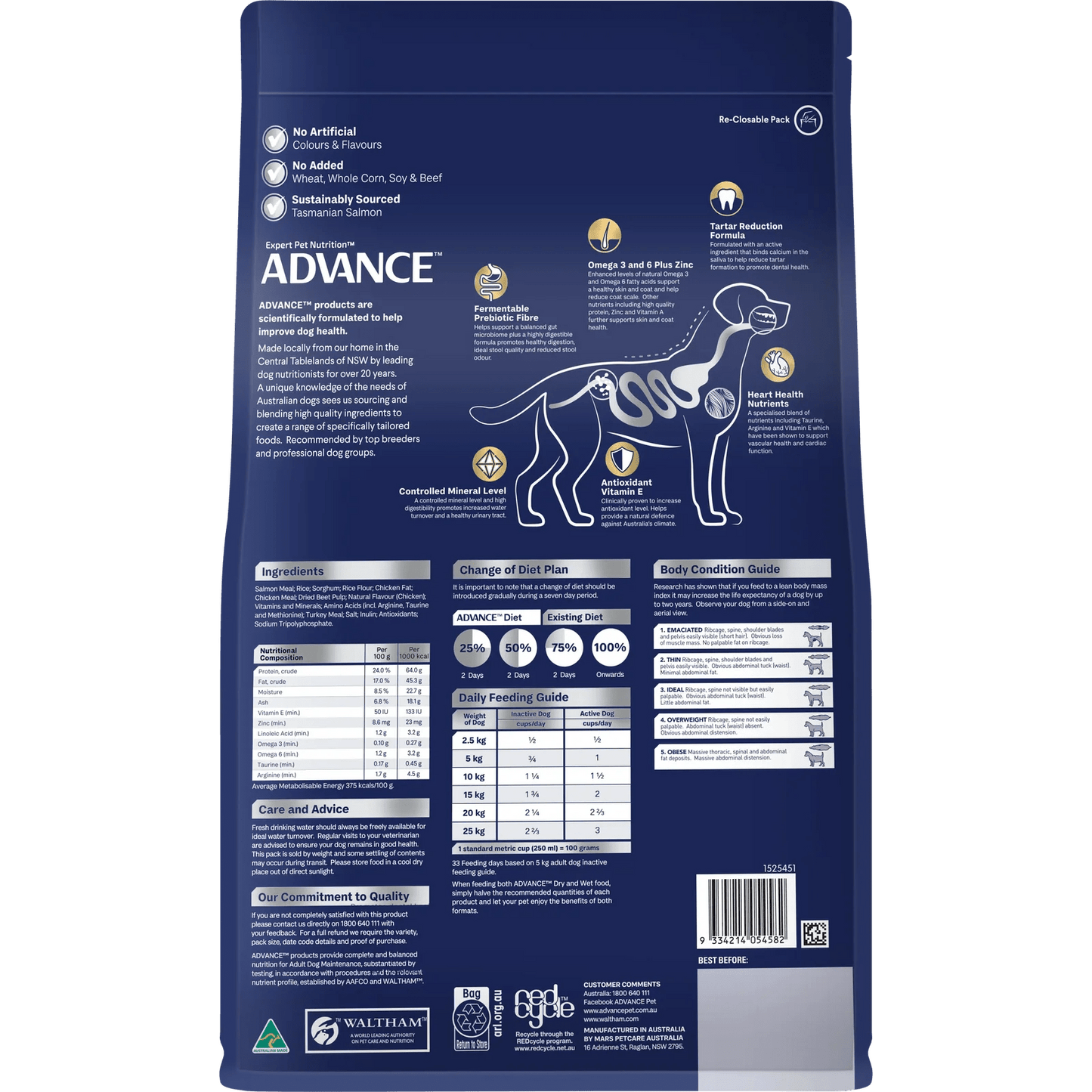 Advance|Oodles Adult Small Breed Salmon with Rice Dry Dog Food|Cradle Coast Pet & Aquarium