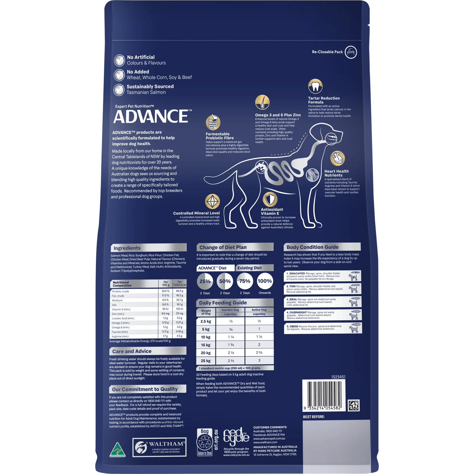 Advance|Oodles Adult Small Breed Salmon with Rice Dry Dog Food|Cradle Coast Pet & Aquarium