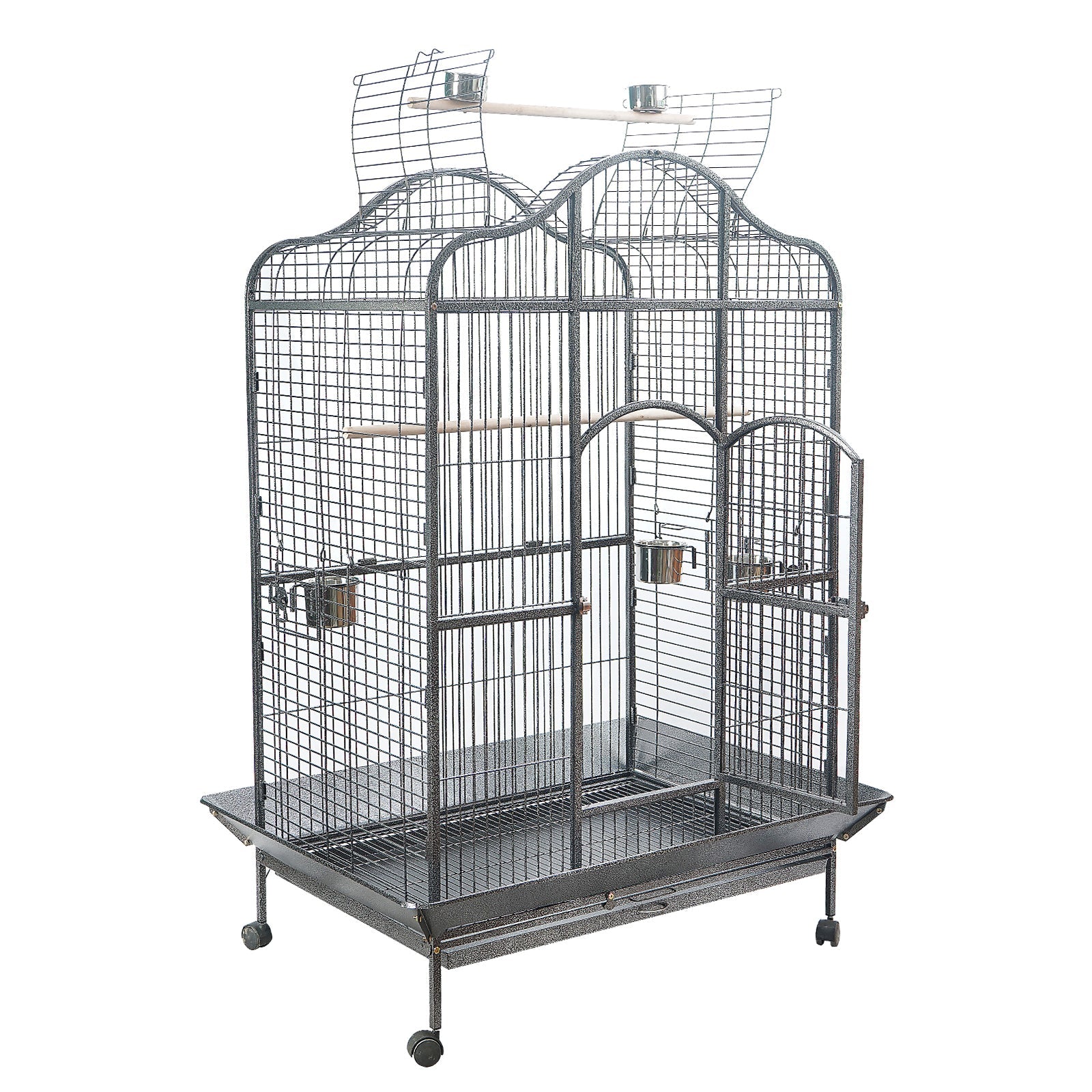 YES4PETS | Open Top Wrought Iron Bird Cage – 183cm | Cradle Coast Pet & Aquarium