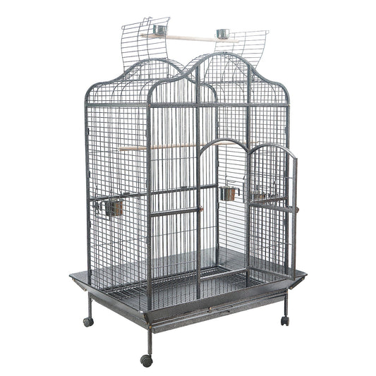 YES4PETS | Open Top Wrought Iron Bird Cage – 183cm | Cradle Coast Pet & Aquarium
