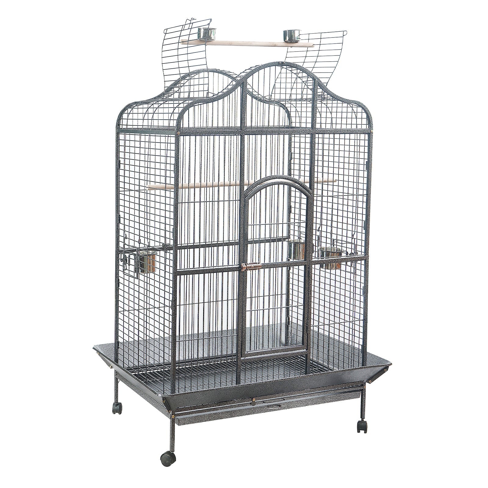 YES4PETS | Open Top Wrought Iron Bird Cage – 183cm | Cradle Coast Pet & Aquarium