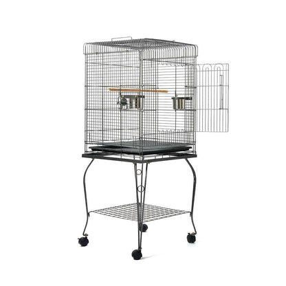 YES4PETS | Parrot Cage with Dome Roof & Stand – 148cm | Cradle Coast Pet & Aquarium