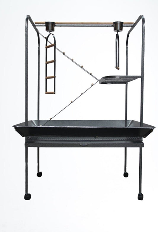 YES4PETS | Parrot Play Stand With Swing Ladders On Wheels | Cradle Coast Pet & Aquarium