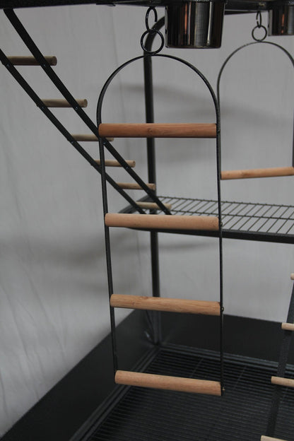 YES4PETS | Parrot Play Stand With Swing Ladders On Wheels | Cradle Coast Pet & Aquarium