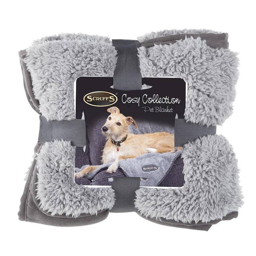 scruffs cosy blanket - grey - cradle coast pet & aquarium