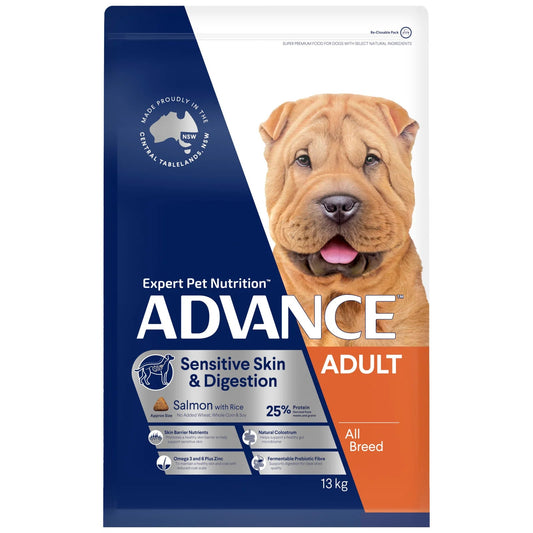 Advance|Sensitive Skin & Digestion Adult Salmon with Rice Dry Dog Food|Cradle Coast Pet & Aquarium