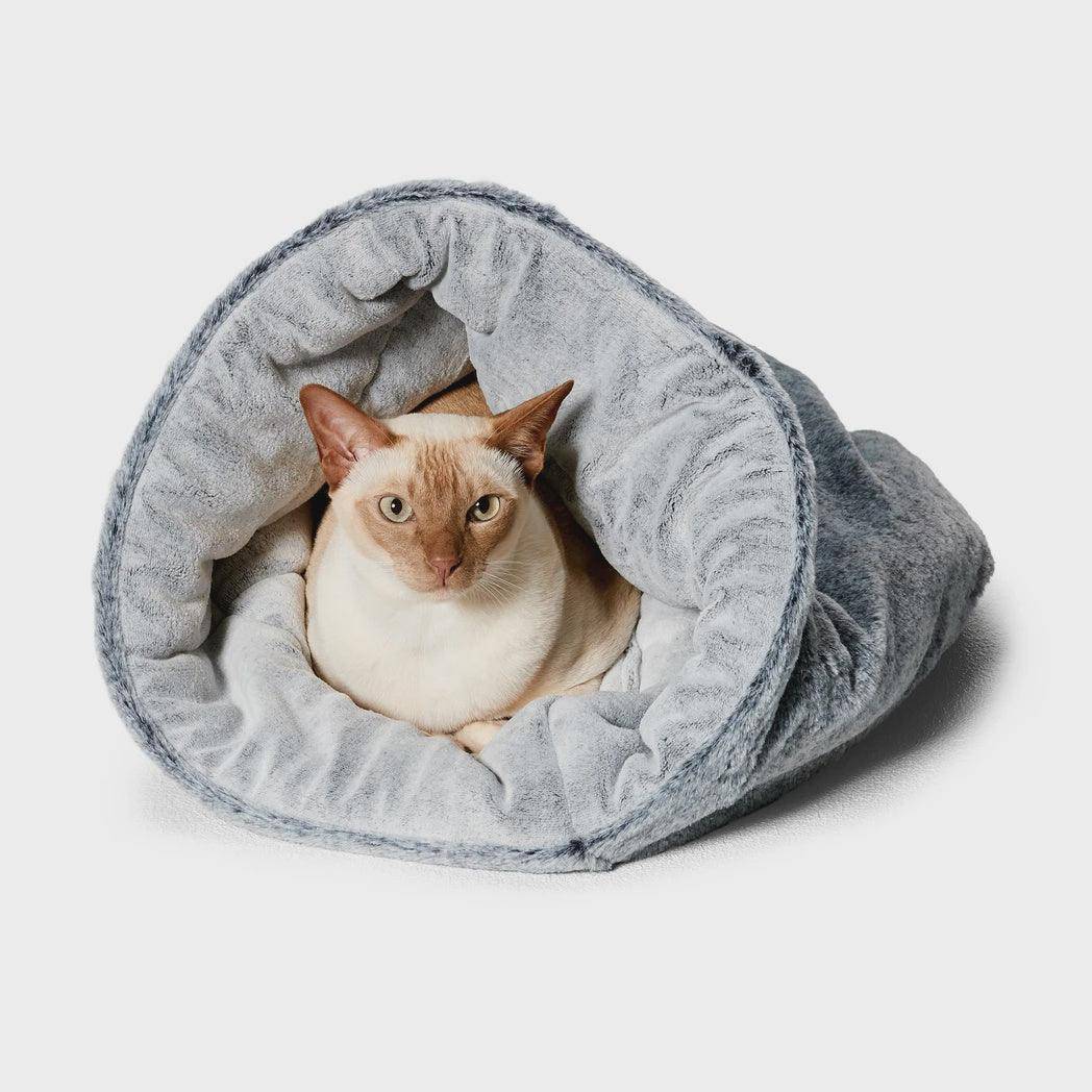 snooza the cat bed - chinchilla - cradle coast pet & aquarium