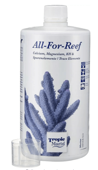 tropic marin all for reef liquid mix - cradle coast pet & aquarium