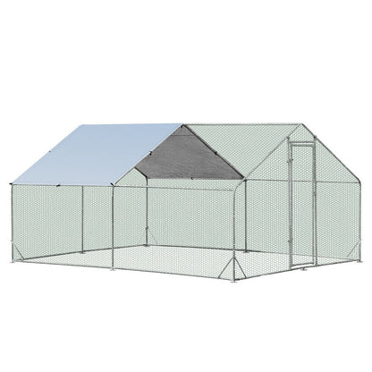 Cradle Coast Pet & Aquarium | VaKa 3x4x1.95m Metal Walk - in Chicken Coop Rabbit Hutch Cage Hen House Chook Au | Cradle Coast Pet & Aquarium