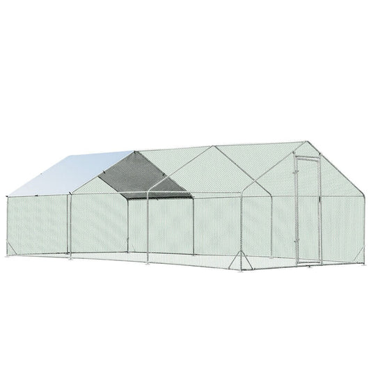 Cradle Coast Pet & Aquarium | VaKa 3x6x1.95m Metal Walk - in Chicken Coop Rabbit Hutch Cage Hen House Chook Au | Cradle Coast Pet & Aquarium