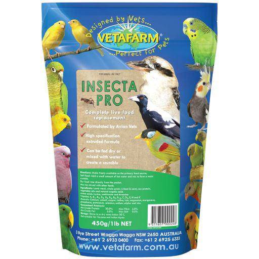 vetafarm insecta pro - cradle coast pet & aquarium