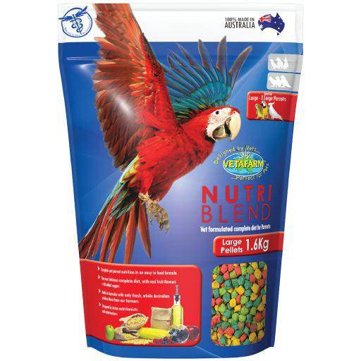 vetafarm nutriblend - large pellet - cradle coast pet & aquarium