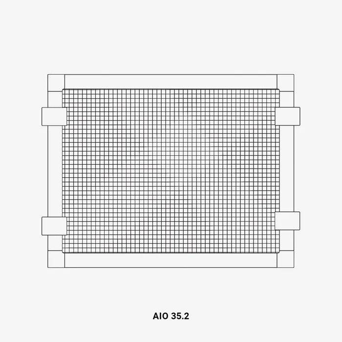 waterbox aio mt mesh lid - cradle coast pet & aquarium