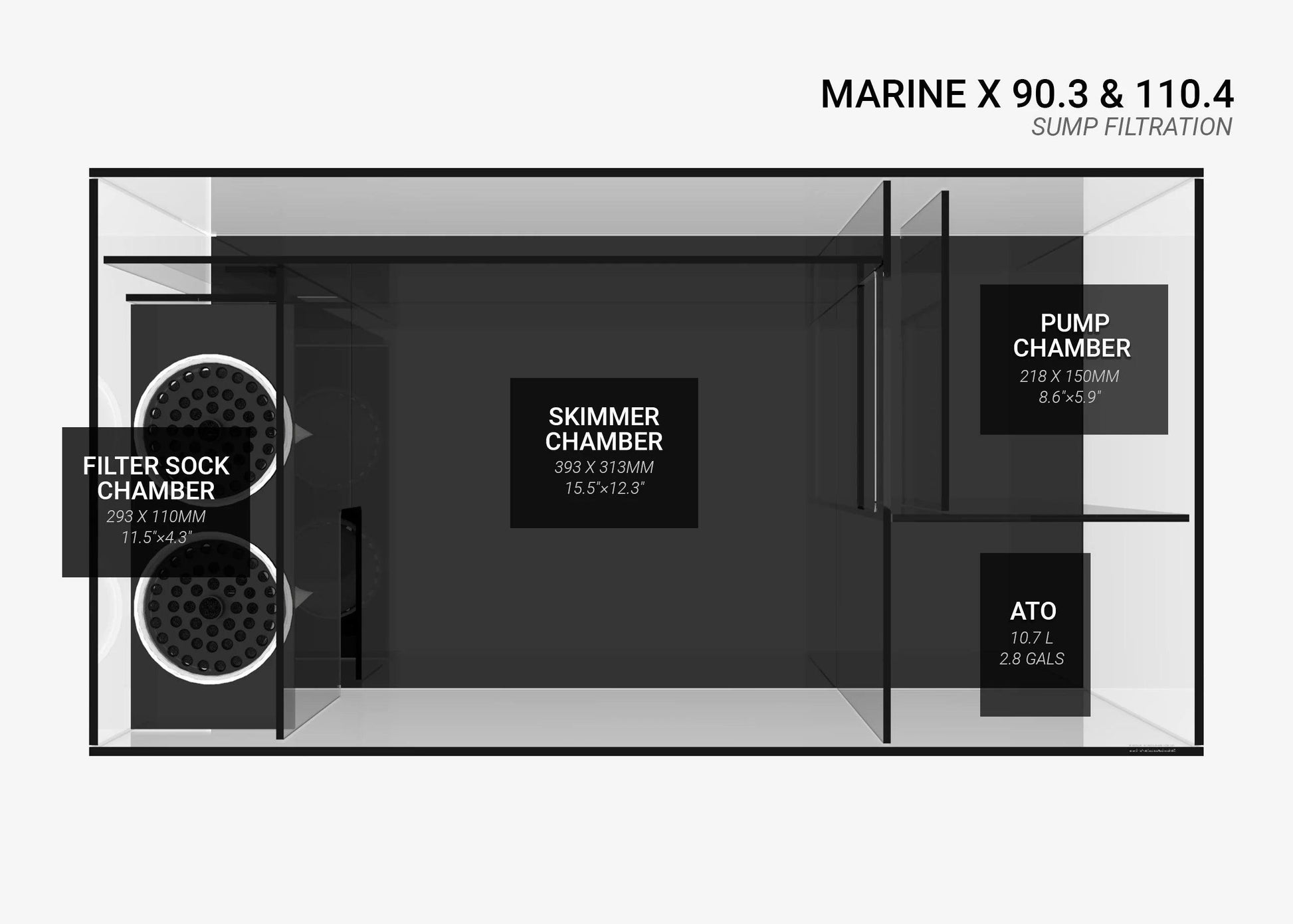 Waterbox Marine X 110.4 Set - Cradle Coast Pet & Aquarium